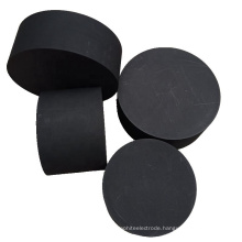 Isostatic block molded rounds high purity graphite cube
